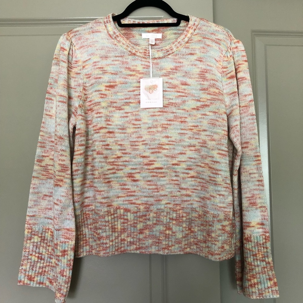 LC marled bell sleeve sweater - Picture 2 of 7